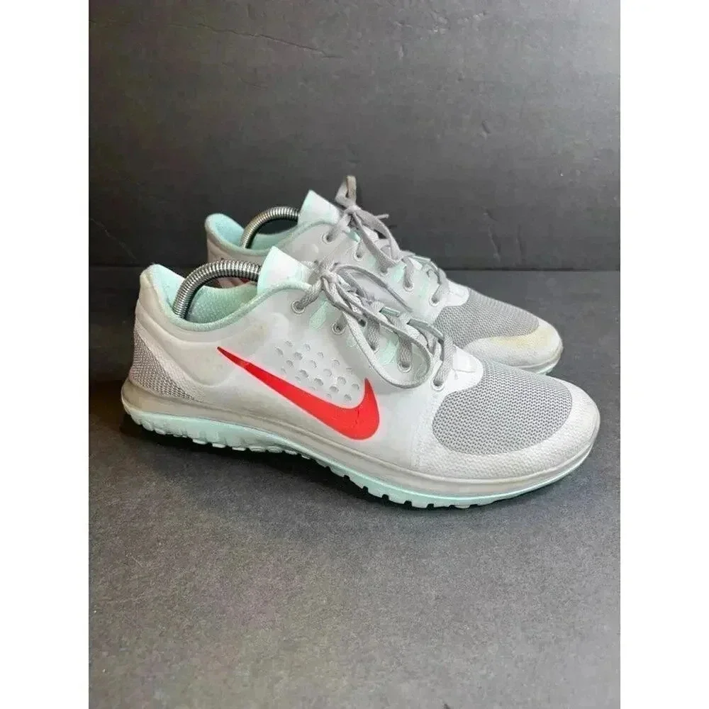 Nike fitsole lite grey teal running shoes sneakers athletic women’s size 10